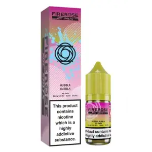 Hubbla Bubbla Nic Salt E-Liquid by Firerose 5000 Salts 10ml